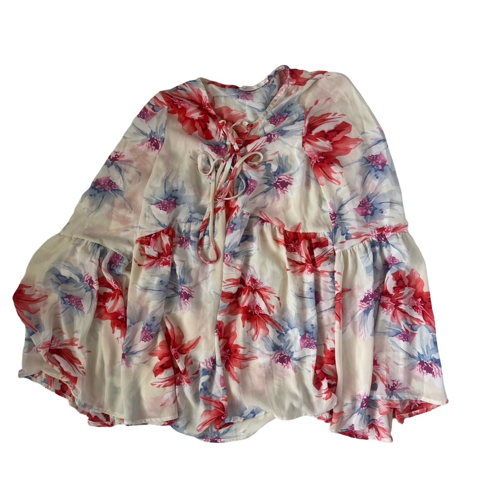 Boho Floral Blouse